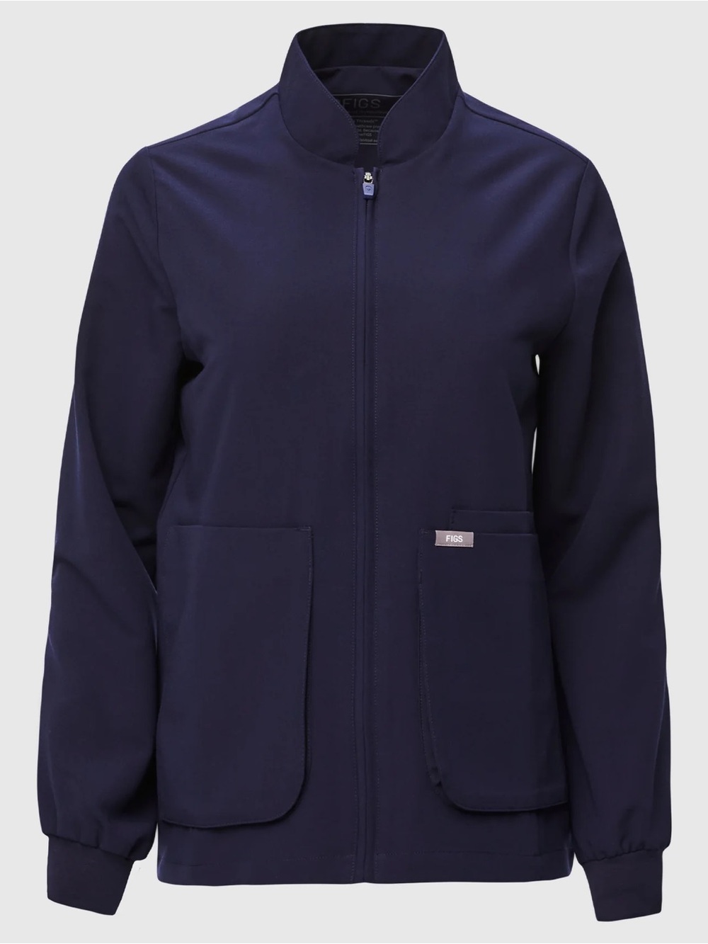 Figs Women’s Sebina Scrub Jacket Navy Blue